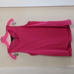 L.K. Bennett 💯 Silk Fuchsia Top Size 6